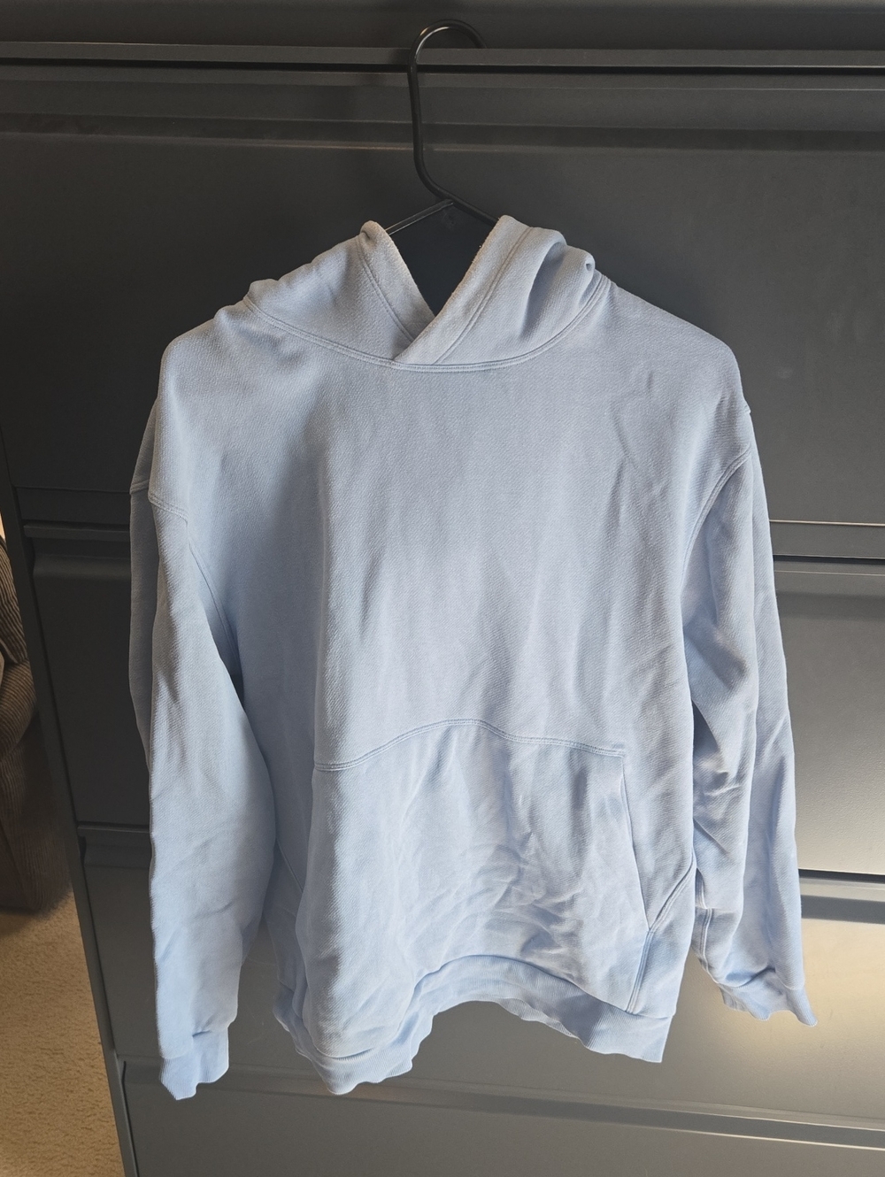 Light Blue Men’s Hoodie Sweatshirt